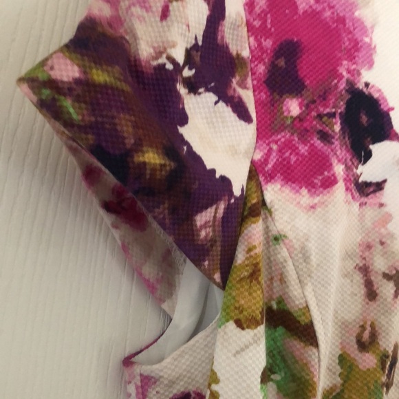 Woman’s Liz Claiborne sheath floral spring midi dress - Picture 8 of 13